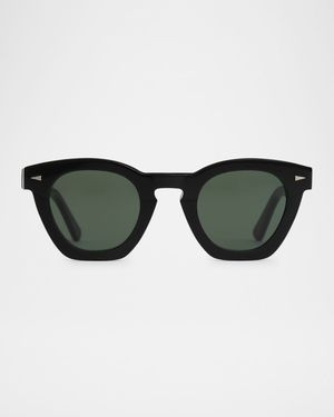 Montorgeuile Acetate & Nylon Square Sunglasses