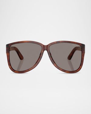 MU A08SF Acetate Aviator Sunglasses