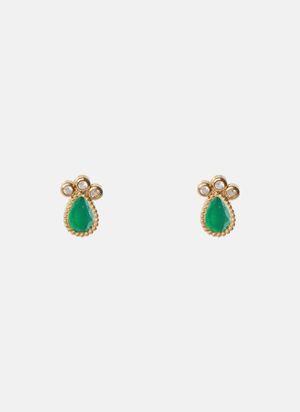 Aec Paris - Puces d'oreilles venus - Taille Unique - Vert