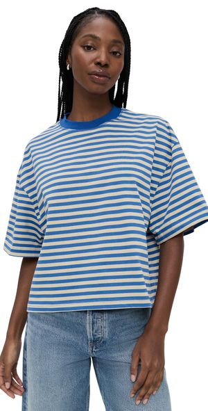 Lioness Bloom Short Sleeve Tee MICKEY BLUE STRIPE S