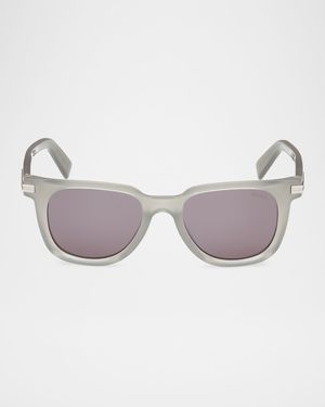 Men's Square Acetate Sunglasses