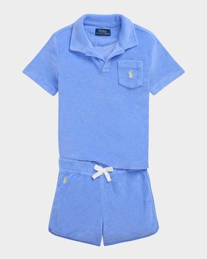 Boy's Two-Piece French Terry Set, Size 2-7