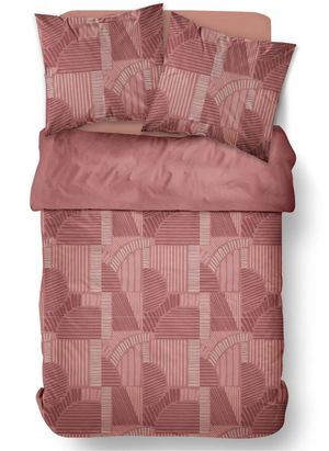 Today Linge De Maison - Parure de lit en coton - Taille 260x240 cm - Rose
