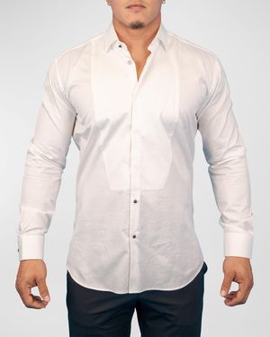 Men's Fibonacci Angled Lines Sport Shirt
