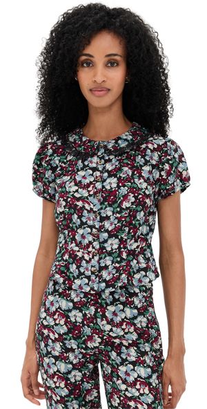 Ciao Lucia Yvonne Top Peonia Print XS