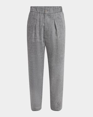 Men's One Shot Linen-Wool Trousers
