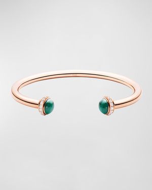 Possession 18K Rose Gold & Malachite Cabochon Bracelet