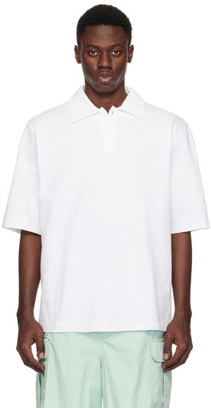 Marni White Oversized Polo