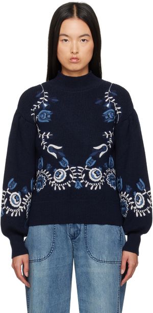 SEA NY Pull Inga bleu marine