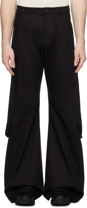 CARNET-ARCHIVE Pantalon cargo Lump noir