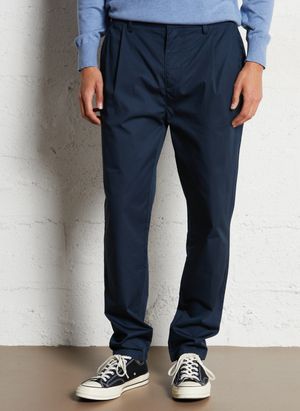 Chevignon - Pantalon à pinces droit en coton - Taille 48 - Bleu