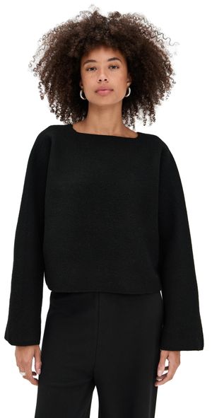 A. EMERY Greta Crop Knit Black XL