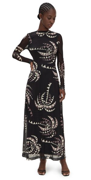 Dress To Palm Maxi Dress Coqueiral Print M