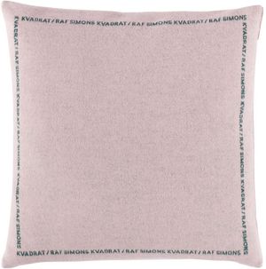 Kvadrat/Raf Simons Pink Double Face Wool Cushion
