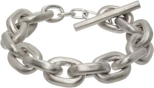 Parts of Four Silver Toggle Chain Bracelet