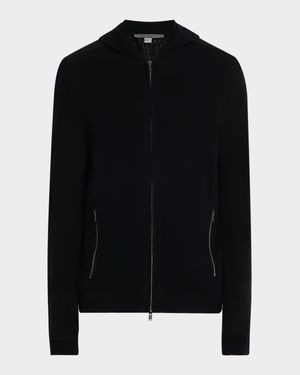 Men's Lazo Cotton-Mesh Sweater Hoodie