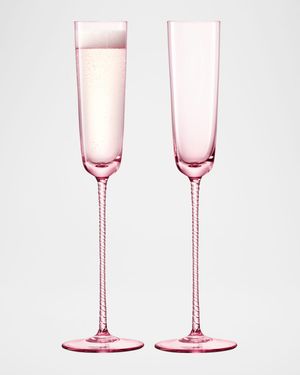 Theatre Champagne Flutes, Set of 2