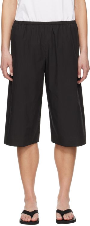 The Row Black Eliot Shorts