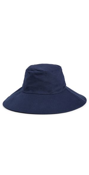 Jenni Kayne Cotton Canvas Sun Hat Navy S/M