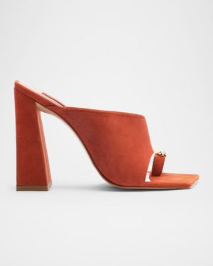Jodie Toe-Post Nubuck Sandals