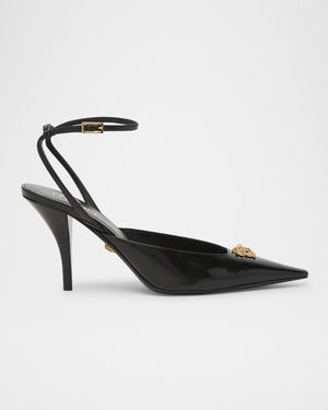 La Medusa Calfskin Leather Pumps