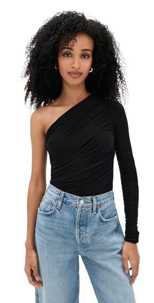 AGOLDE Annette Tee Black XL