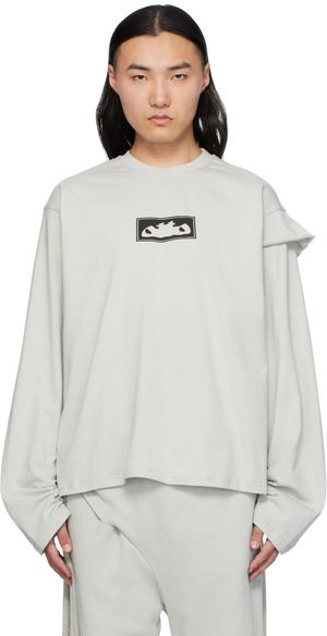 Ottolinger Gray Logo Longsleeve T-shirt