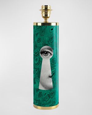 Serratura Malachite Cylindrical Lamp