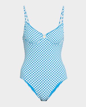 The Taylor Gingham One-Piece Swimsuit
