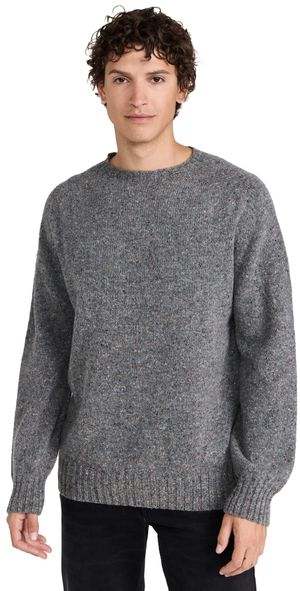 Howlin' Terry Wool Crew Neck Sweater Grey Mix XXL