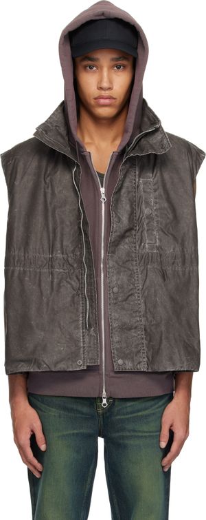 OUR LEGACY Brown Firm Vest