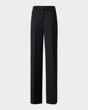 Fior High-Rise Pinstripe Wide-Leg Pants