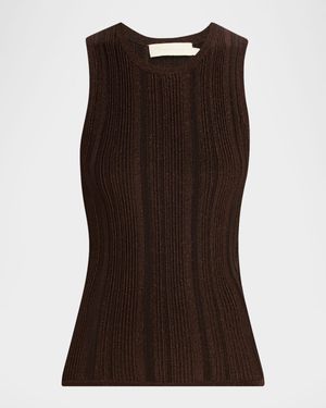 Lucky Metallic Racer Tank Top