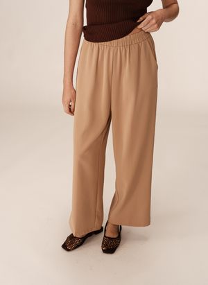 Grace Et Mila - Pantalon large - Taille Unique - Marron