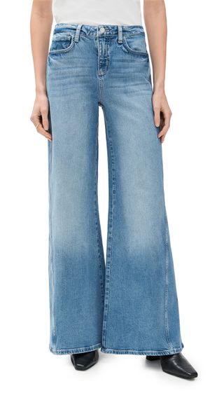 L'AGENCE Beau High Rise T-Seam Wide Leg Jeans Kona 29