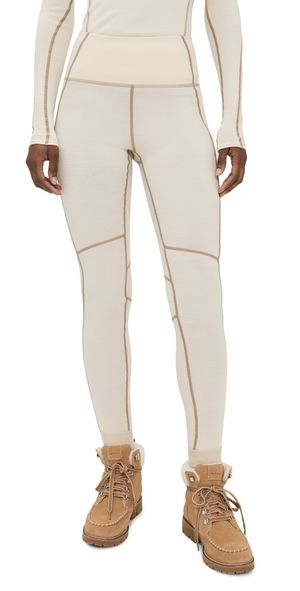 Halfdays Hallie Merino Wool Leggings Oat Milk XS