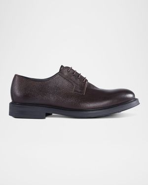 Men's Michael Pebbled Leather Derby Shoes