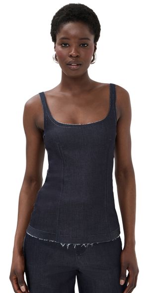 Marni Shaped Top with Straps Blublack 40