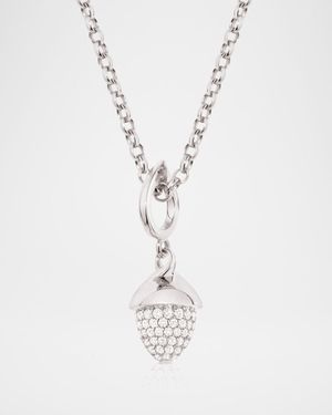MIKADO FLAMENCO 18K White Gold Diamond Pendant
