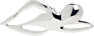 Tory Burch Silver Swimmer Brooch