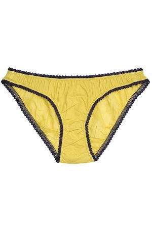 Germaine Des Pres - Culotte coton bio - Taille 42 - Jaune