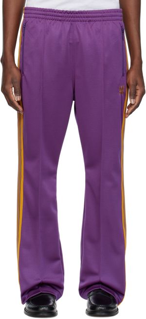 NEEDLES Purple Boot-Cut Track Pants