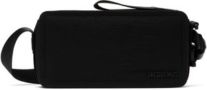 JACQUEMUS Black 'The horizontal Cuerda' Bag