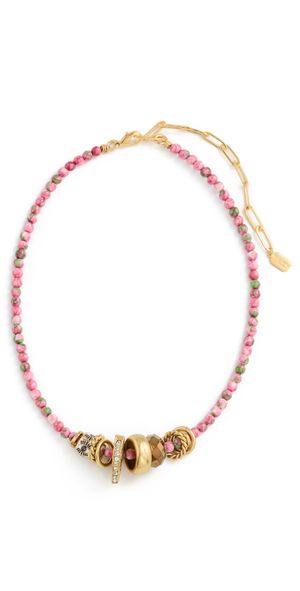 Elizabeth Cole Ines Necklace Light Pink One Size