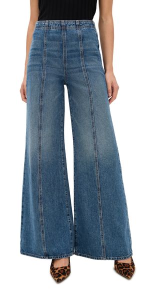 Ulla Johnson The Bianca Wide Leg Jeans Danube 28