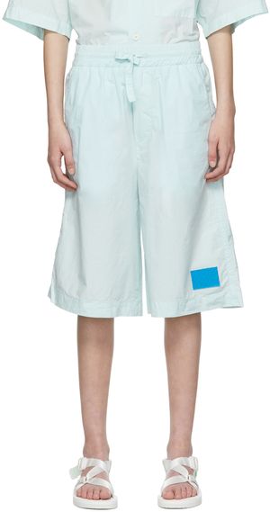 Sunnei Short bleu en coton