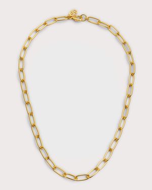Oval-Link Chain Necklace, 18"L