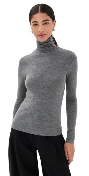 Róhe Fine Merino Turtleneck Black 40
