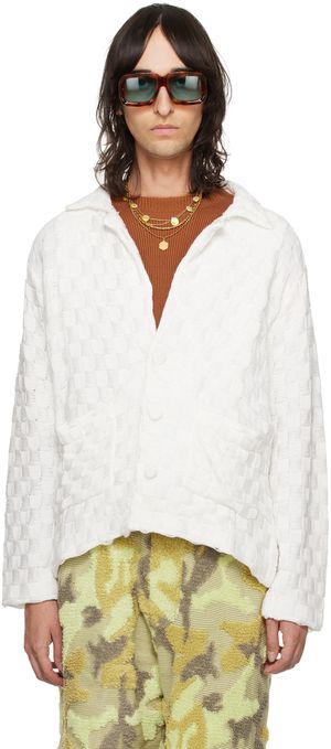 Isa Boulder Blouson blanc exclusif à SSENSE