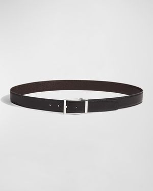 Men's Double Adjustable Leather Belt
